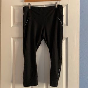RBX Black Activewear Capri Leggings